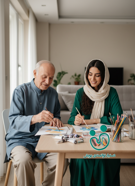 کاردرمانی با رویکرد تسهیلگری برای سالمندان عزیز در منزل